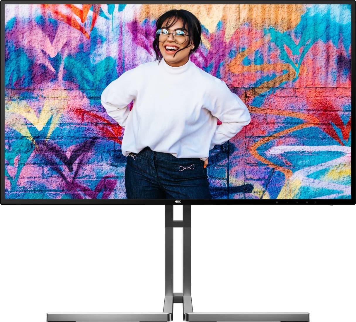 Монитор 27" AOC U27U3CV, 3840x2160, IPS, 60Hz, Speakers (2xHDMI, DP)