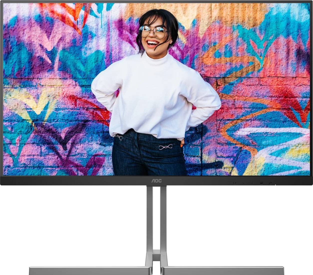 Монитор 31.5" AOC U32U3CV, 3840x2160, IPS, 60Hz, Speakers (2xHDMI, DP)