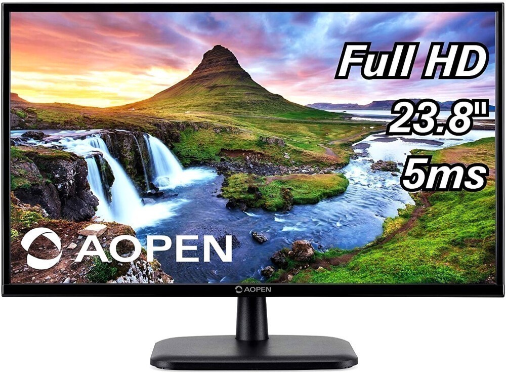 Монитор 23.8" AOpen 24CV1Ybi, 1920x1080, VA, 75Hz (VGA, HDMI) (UM.QC1EE.002)