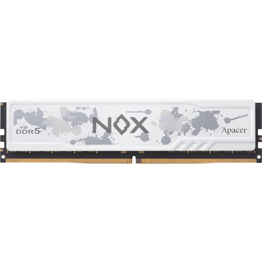 Оперативная память 16Gb Apacer NOX White AH5U16G62C532MWAA-1, DDR V, PC-49600, 6200MHz