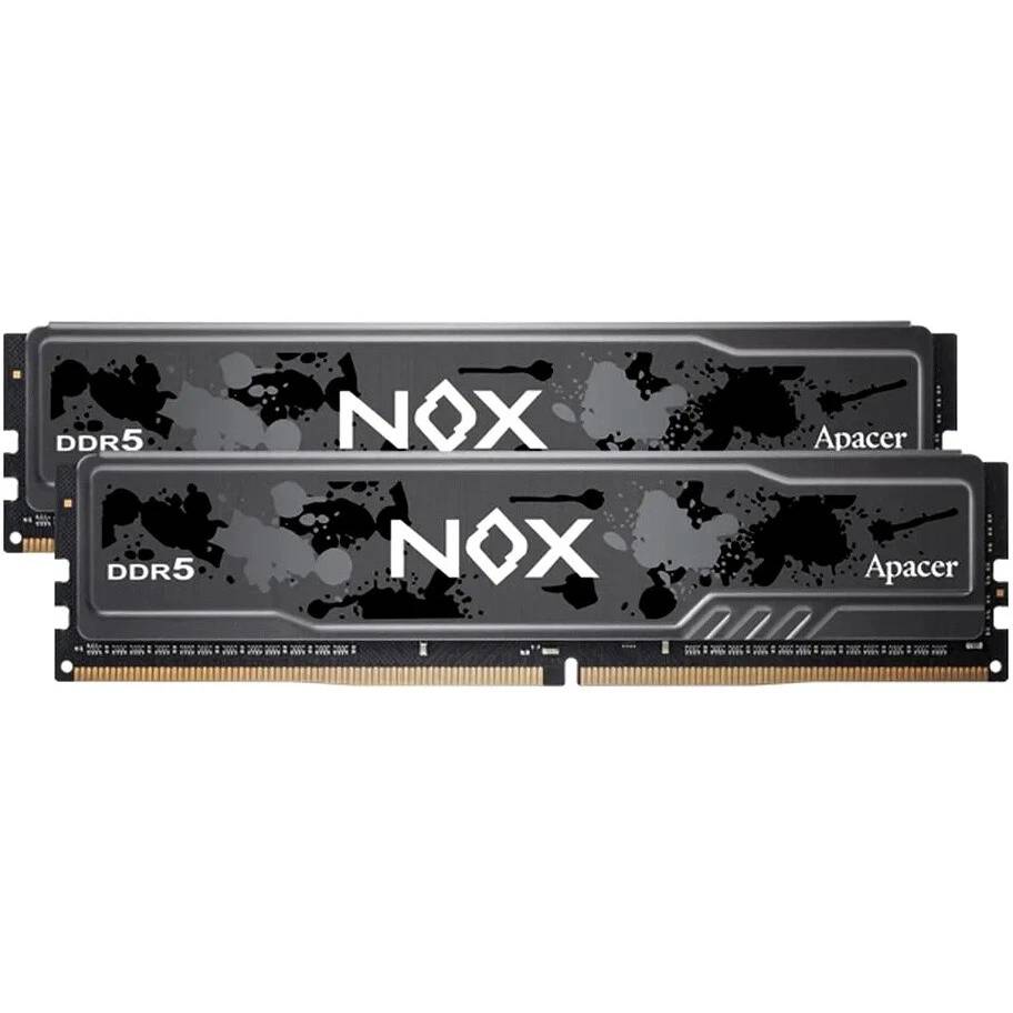Оперативная память 32Gb Apacer NOX AH5U32G52C522MBAA-2, DDR V, PC-41600, 5200MHz, kit 2x16Gb