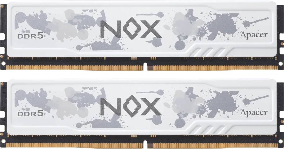 Оперативная память 64Gb Apacer NOX AH5U64G60C622MWAA-2, DDR V, PC-48000, 6000MHz, kit 2x32Gb