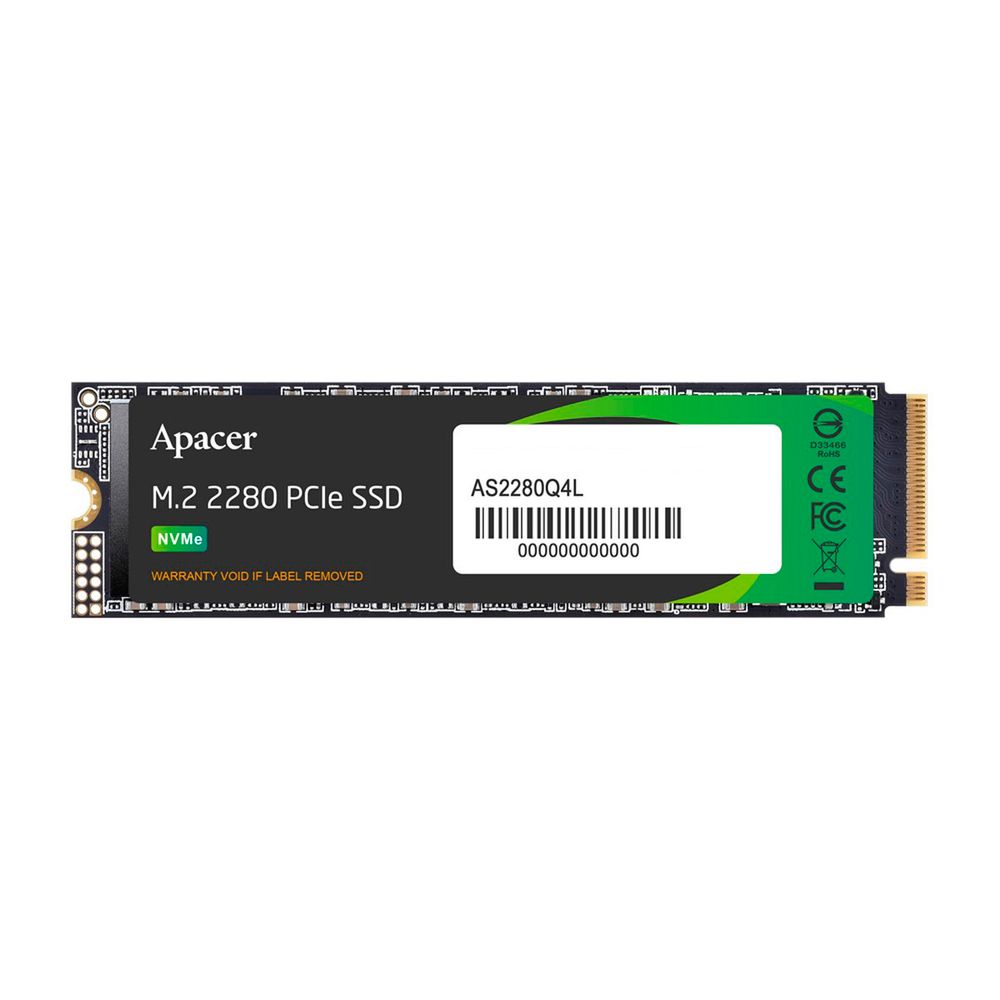 512Gb SSD Apacer AS2280Q4L AP512GAS2280Q4L-1, (3600/3300), NVMe M.2