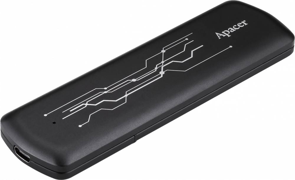 Внешний SSD 512Gb Apacer AS722 AP512GAS722B-1, USB Type-C, Black