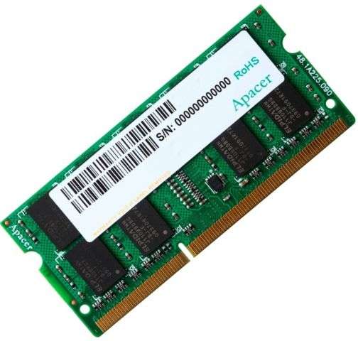 Оперативная память для ноутбука 8Gb Apacer AS08GGB26CQYBGH ES.08G2V.GNH, SODIMM DDR IV, PC-21300, 2666MHz