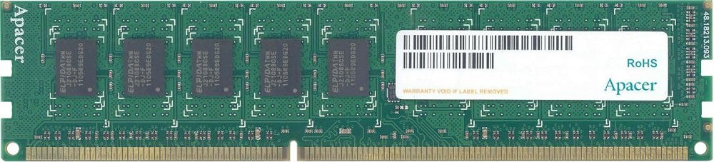 Оперативная память 4Gb Apacer AU04GFA60CATBGJ DG.04G2K.KAM, DDR III, PC-12800, 1600MHz, 1.35V