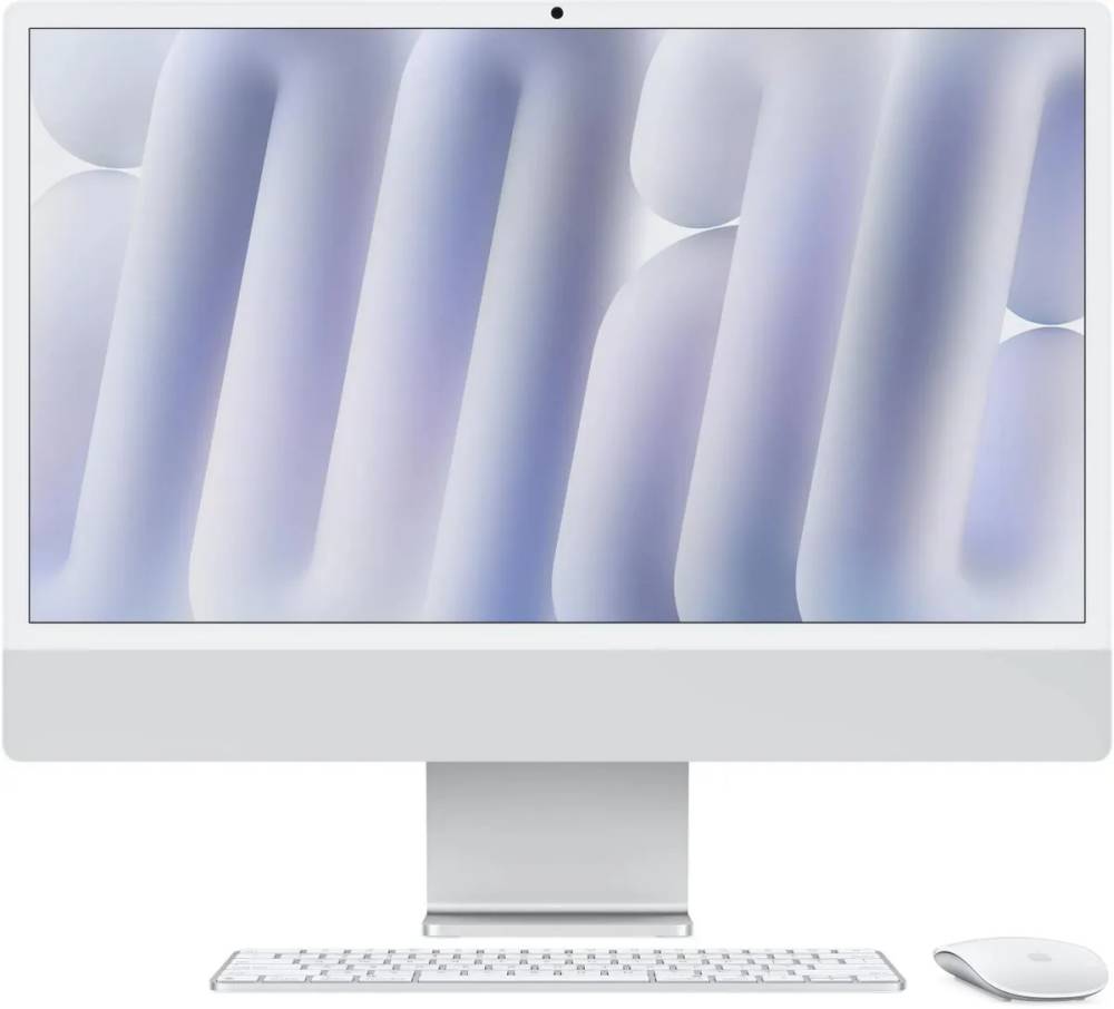 Моноблок Apple iMac A3137 (MWUV3), 24" IPS, M4/ 16Gb/ 512SSD/ macOS/ Silver