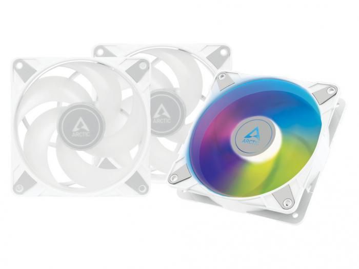 Вентилятор 12x12см Arctic Cooling P12 PWM PST A-RGB White (ACFAN00258A), 3шт