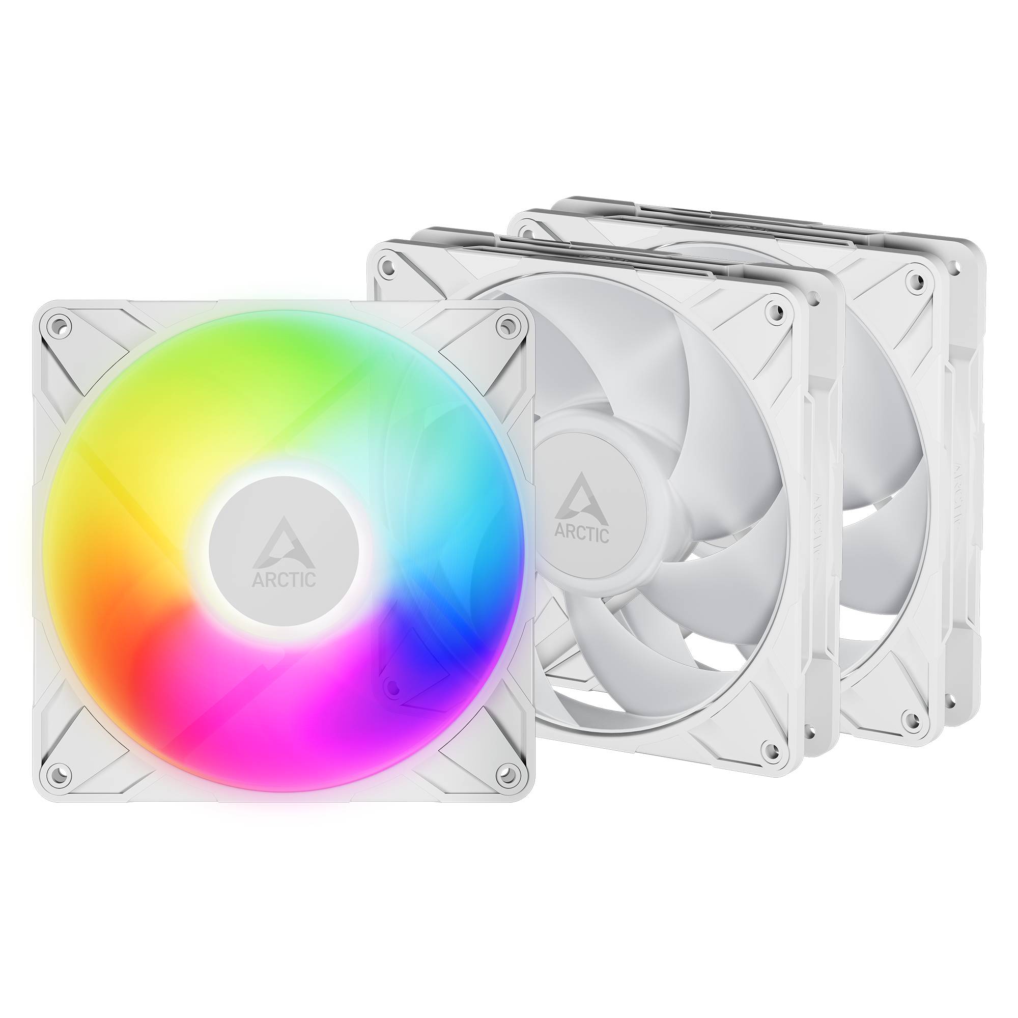 Вентилятор 14x14см Arctic Cooling P14 Pro ARGB White (ACFAN00321A), 3шт.