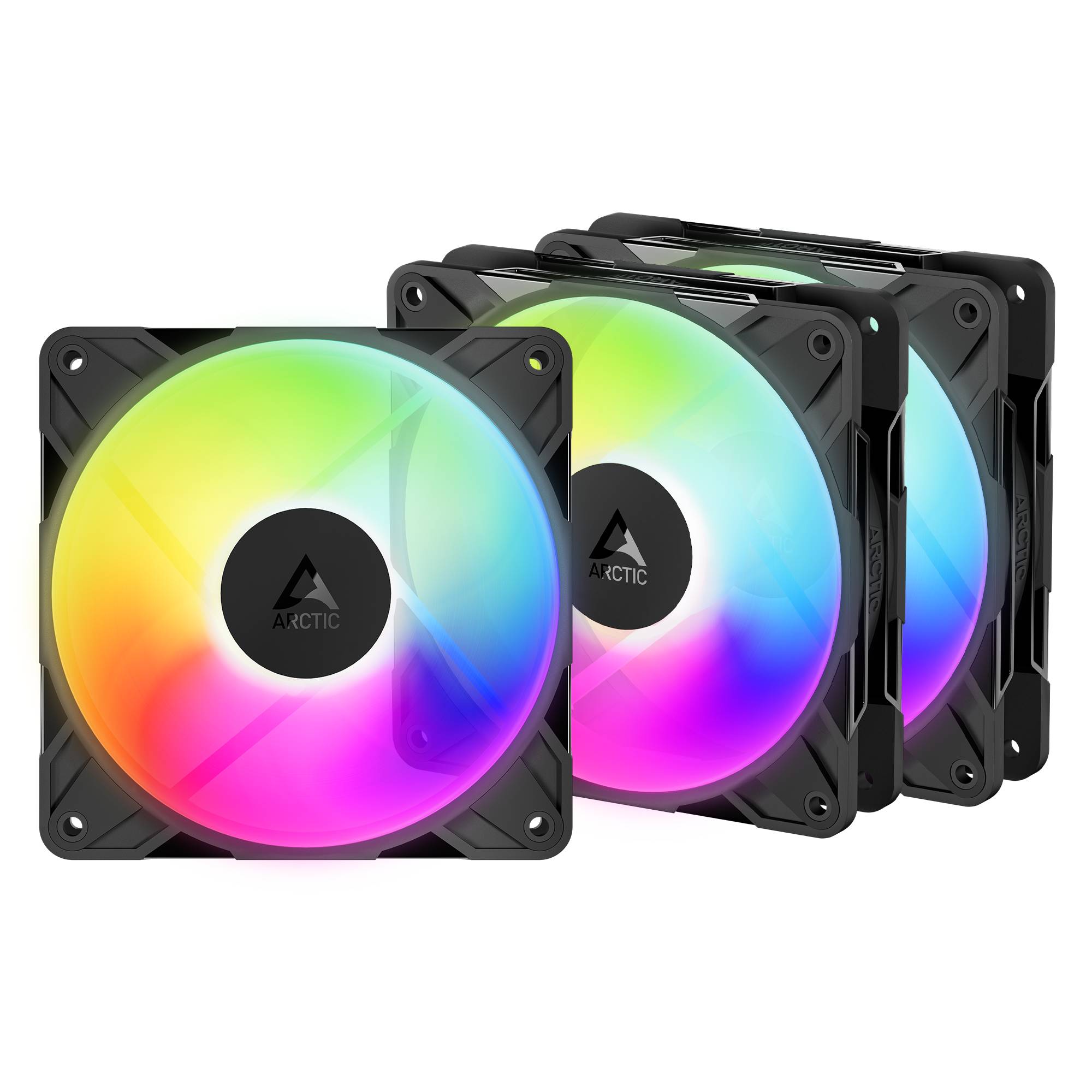 Вентилятор 14x14см Arctic Cooling P14 Pro Reverse ARGB Black (ACFAN00327A), 3шт.