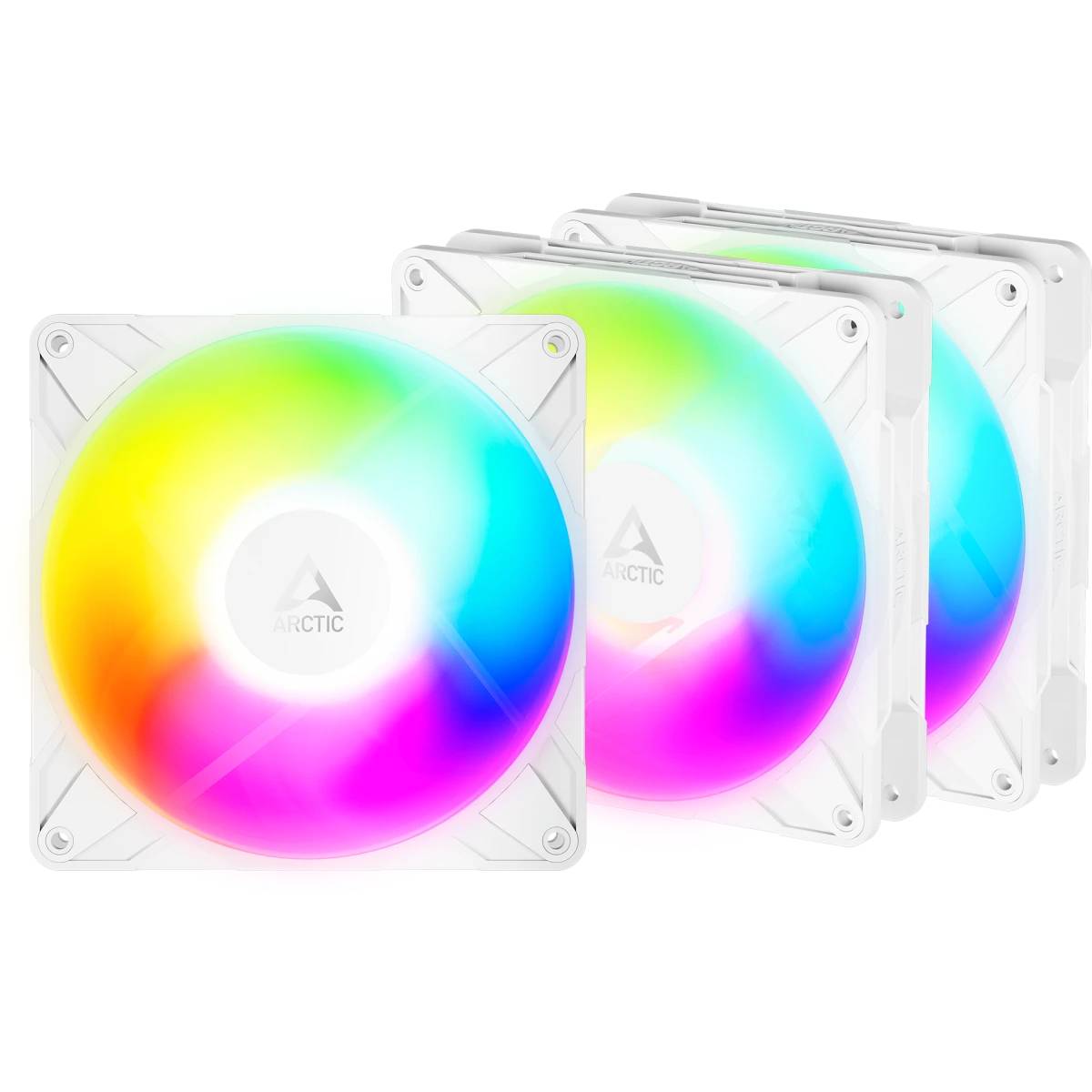 Вентилятор 14x14см Arctic Cooling P14 Pro Reverse ARGB White (ACFAN00328A), 3шт.