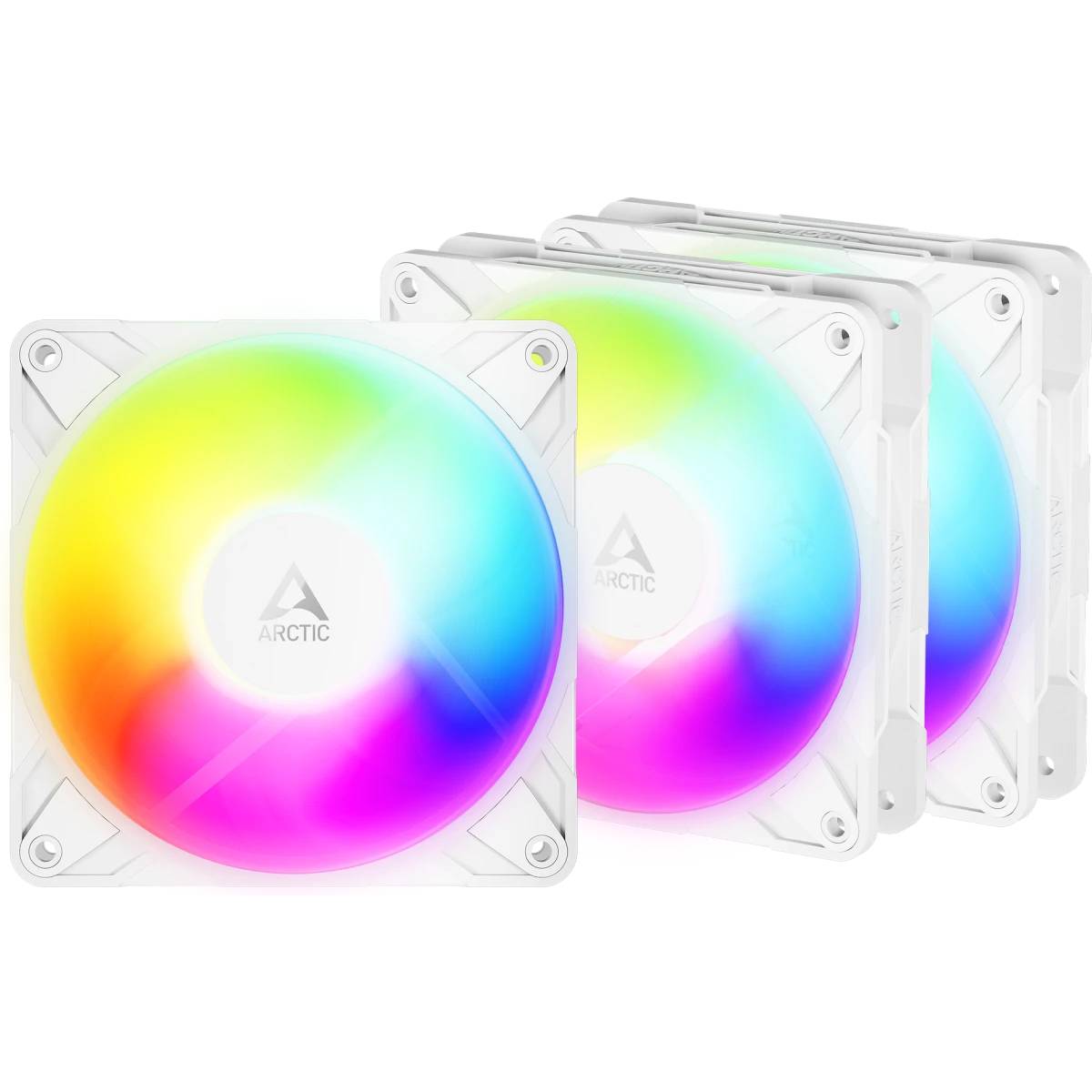 Вентилятор 12x12см Arctic Cooling P12 Pro Reverse ARGB White (ACFAN00334A) 3шт.