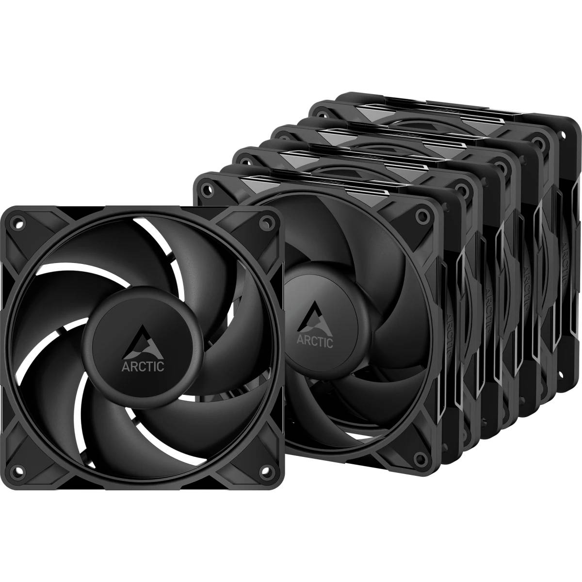 Вентилятор 12x12см Arctic P12 Pro LN Black (ACFAN00349A), 5шт.