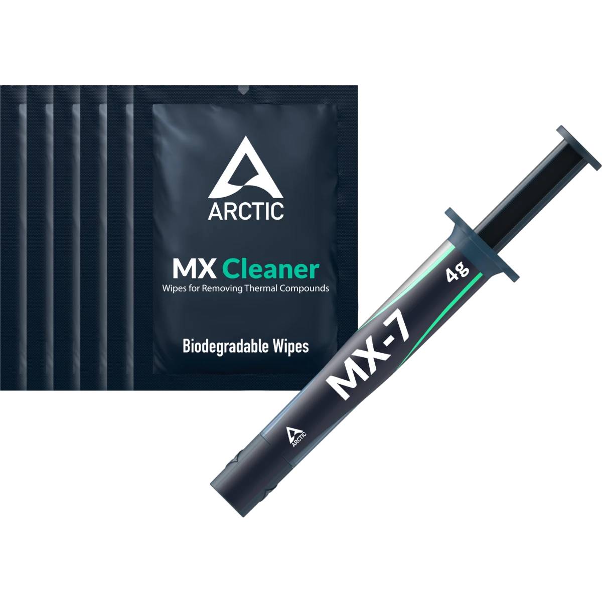 Термопаста Arctic Cooling MX-7 ACTCP00092A, 4г + 6pcs MX Cleaner