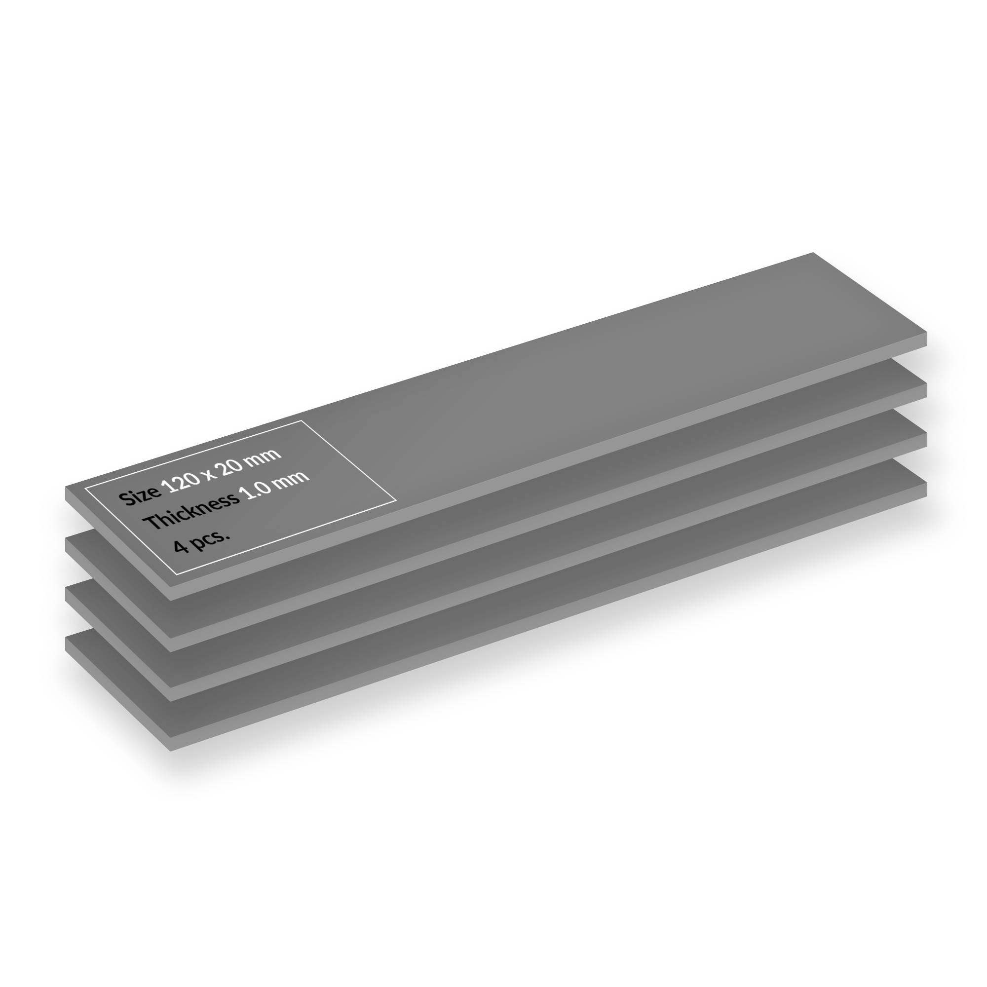 Термоплощадка Arctic Thermal Pad TP-4 ACTPD00066A, 120x20x1мм, 6Вт/м*К, 4шт
