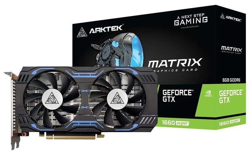 Видеокарта GeForce GTX 1660 Super, 6Gb GDDR6 192bit, Arktek AKN1660SD6S6GH1, RTL