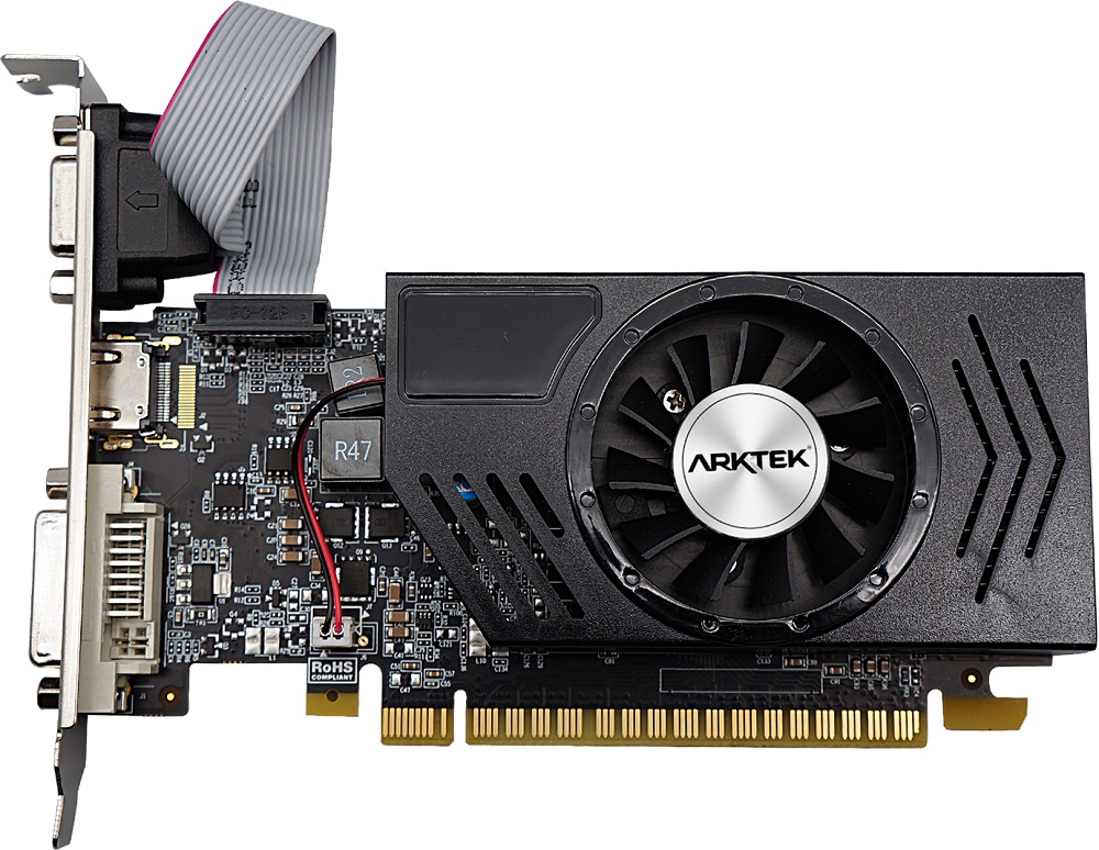 Видеокарта GeForce GT 730, PCI-E, 2Gb GDDR5, 128bit, Arktek AKN730D3S2GL1, кулер, RTL