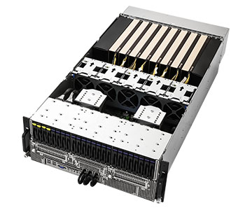 Серверная платформа ASRock Rack 4U8G-TURIN2/RF (90SSXGE90-0012000AA), 2xSP5, 24xDDR V, 24x2.5", 4x2700Вт, 4U