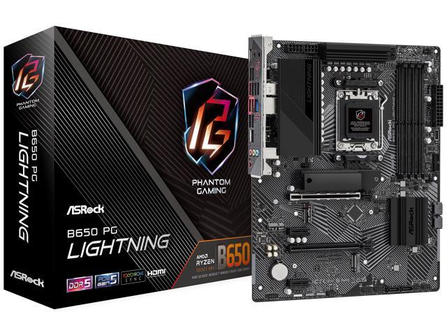 Материнская плата ASRock B650 PG Lightning, AM5, (HDMI), 4xDDR V, ATX