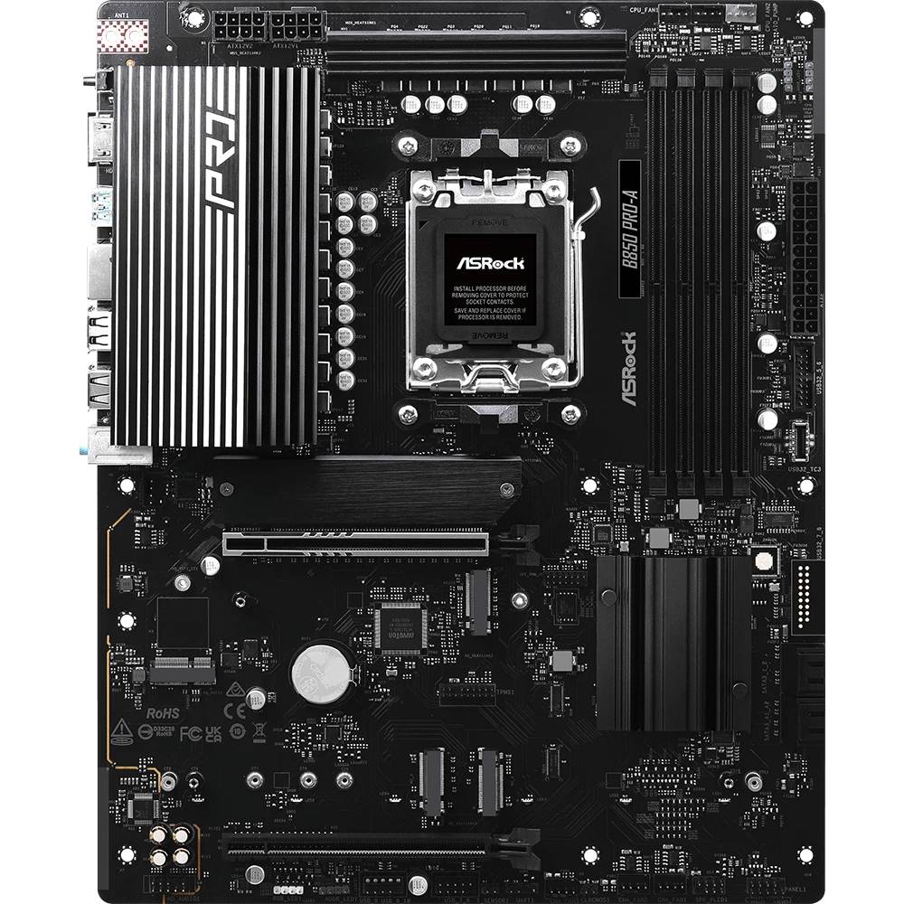 Материнская плата ASRock B850 PRO-A, AM5, (HDMI), 4xDDR V, ATX