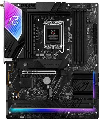 Материнская плата ASRock B860 LIGHTNING WIFI, LGA1851, (HDMI,DP), 4xDDR V, ATX