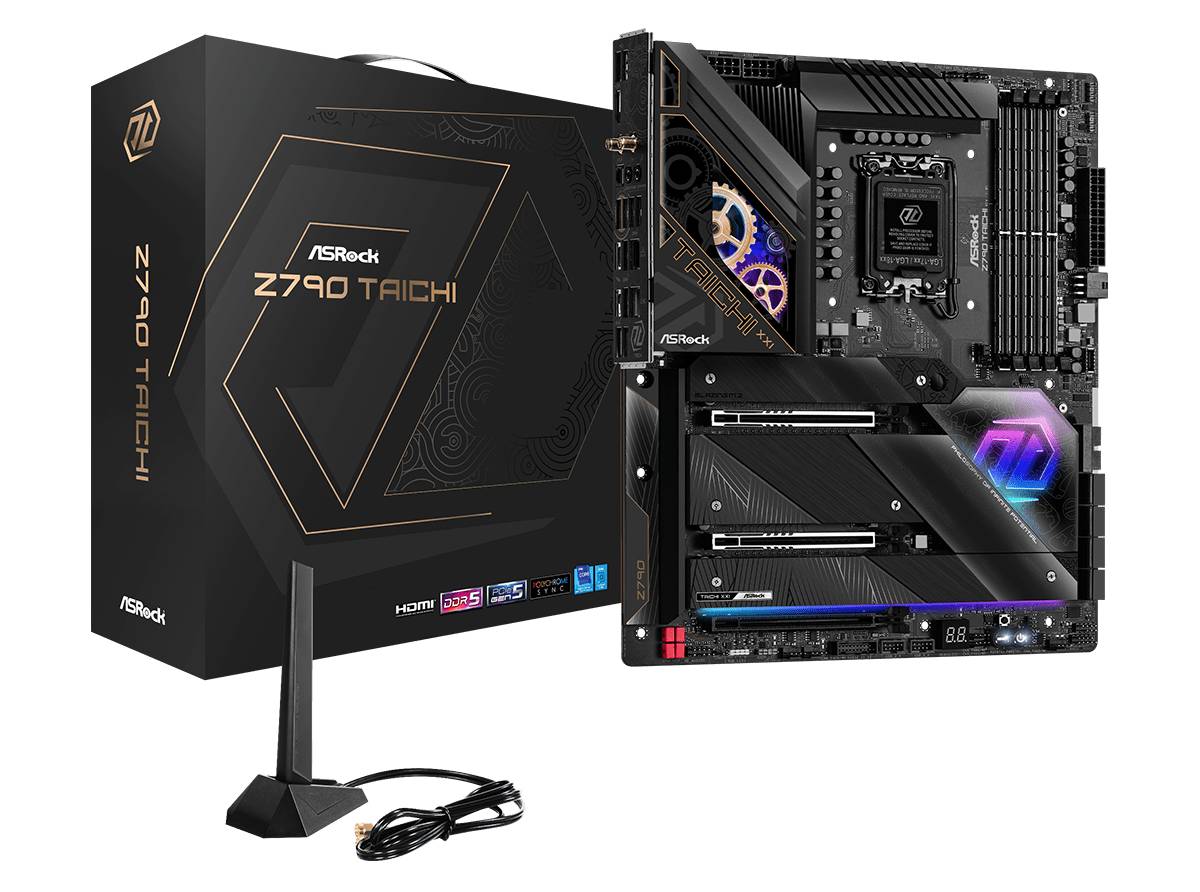 Материнская плата ASRock Z790 Taichi, LGA1700, (HDMI), 4xDDR V, ATX