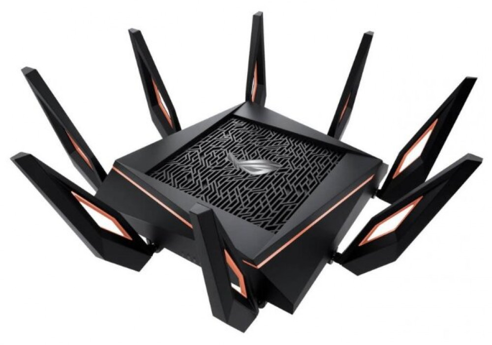 Роутер Wi-Fi Asus ROG Rapture GT-AX11000, 2.4/5GHz 10756Mbps, 5xLAN 1Gbps, 1xWAN, 2xUSB