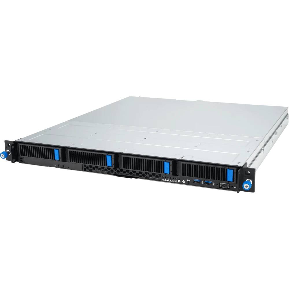 Серверная платформа ASUS RS300-E12-PS4 (90SF03A1-M00060) LGA1700, 4xDDR V ECC, 4x3.5", 2xGbLan, 350Вт, 1U