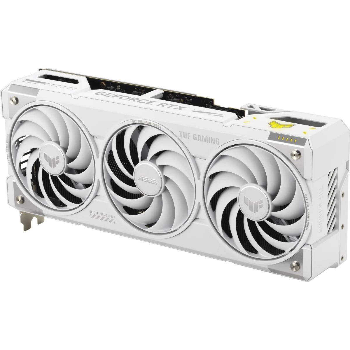 Видеокарта GeForce RTX 5070 TI, 16Gb GDDR7 256bit, Asus TUF Gaming BTF RTX 5070 TI White OC TUF-RTX5070TI-O16G-BTF-WHITE, RTL