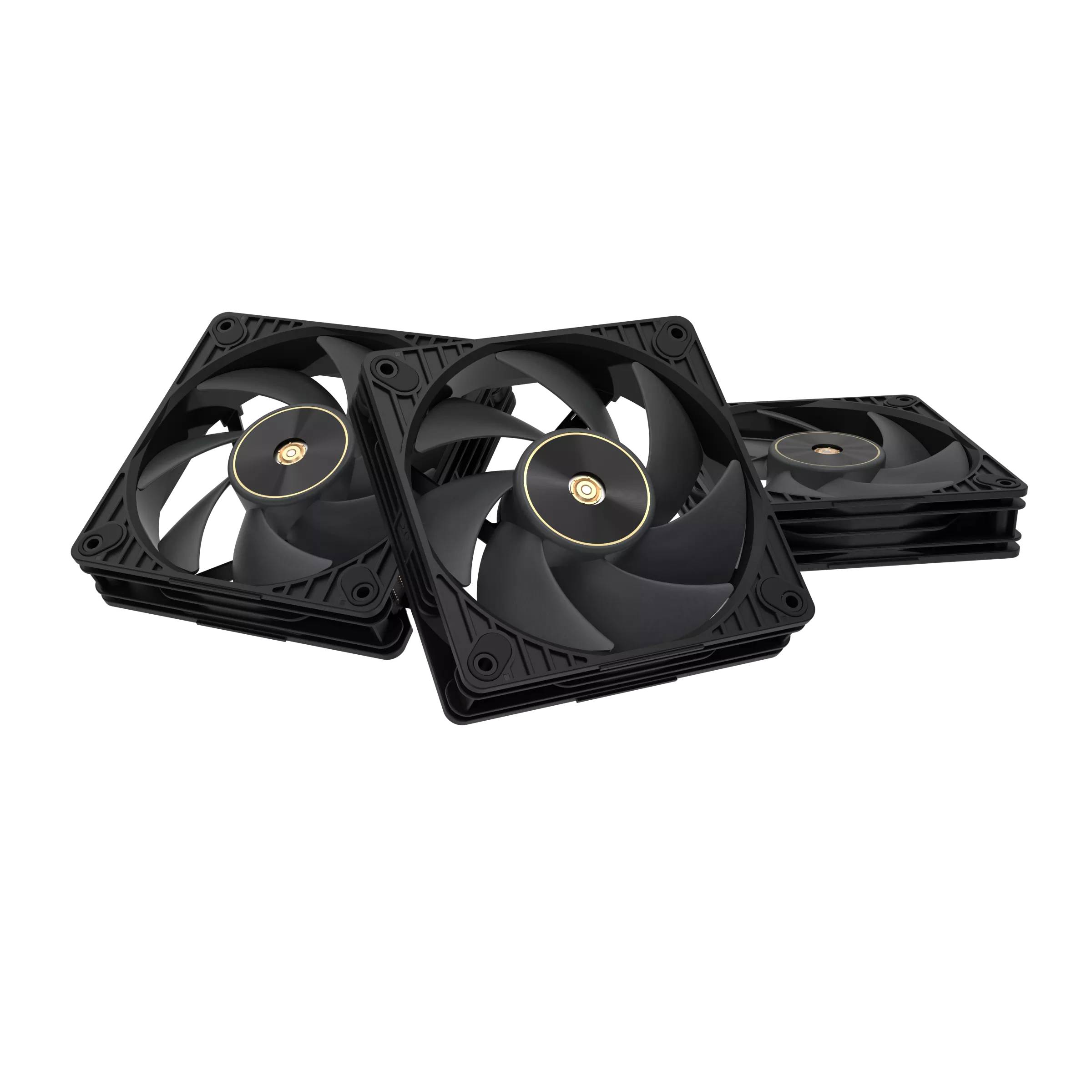 Вентилятор 12x12см ASUS PROART PF120 FAN PWM BLACK 90DA00M0-B09020, 3шт
