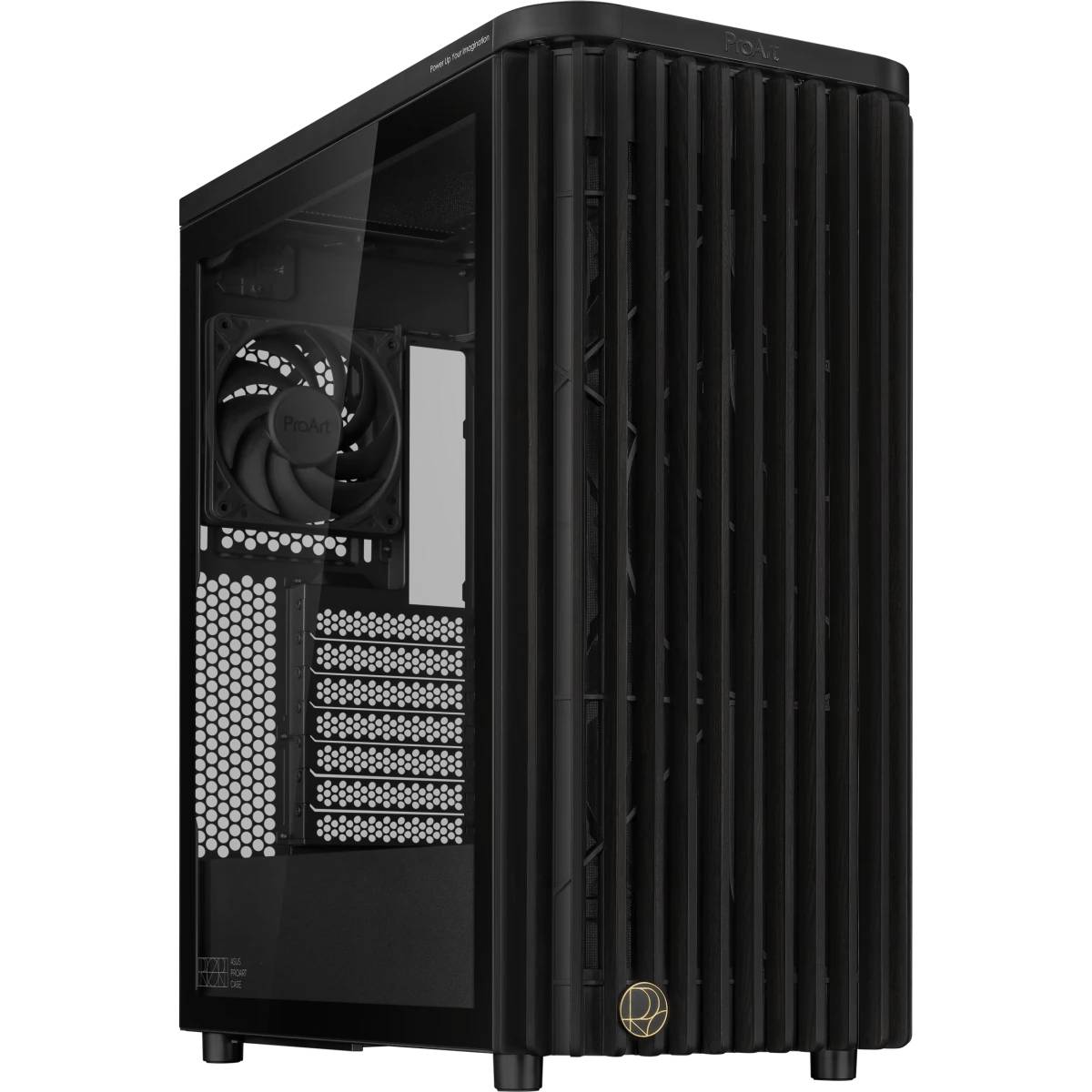 Корпус Asus PROART PA401 WOOD TG Black 90DC00M0-B39000, без БП, ATX