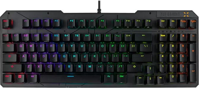 Клавиатура ASUS RA07 TUF Gaming K3 Gen II, черный (90MP0390-BKRA01)