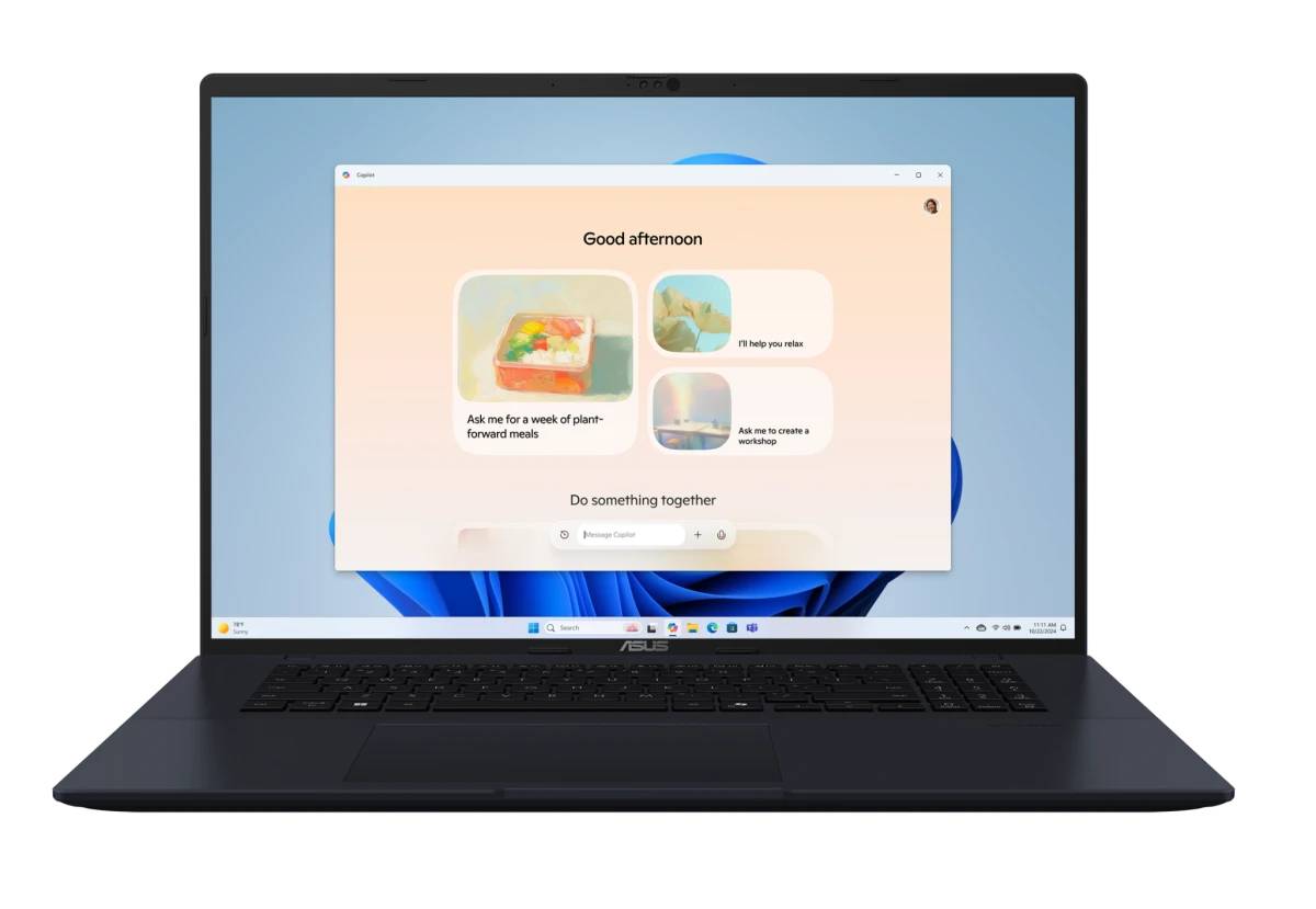 Ноутбук Asus VivoBook 18 M1807HA-S8160, 18" IPS, Ryzen 7 260/ 16Gb/ 512SSD/ Blue (90NB15P1-M00BL0)