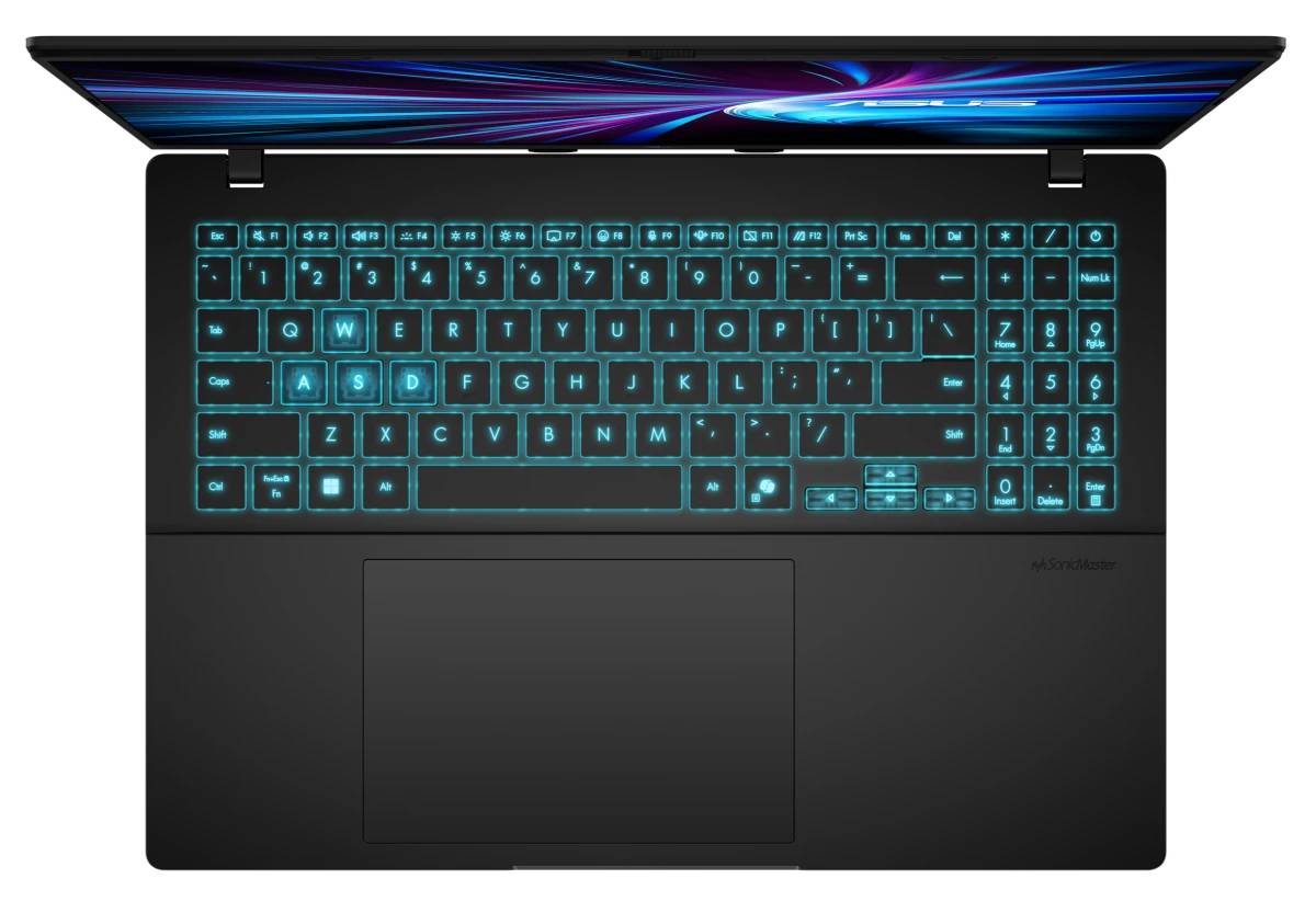Ноутбук Asus Vivobook V16 V3607VP-TK116, 16" IPS, Core 5 210H/ 16Gb/ 512SSD/ RTX 5070 8GB/ Black (90NB16R1-M007R0)