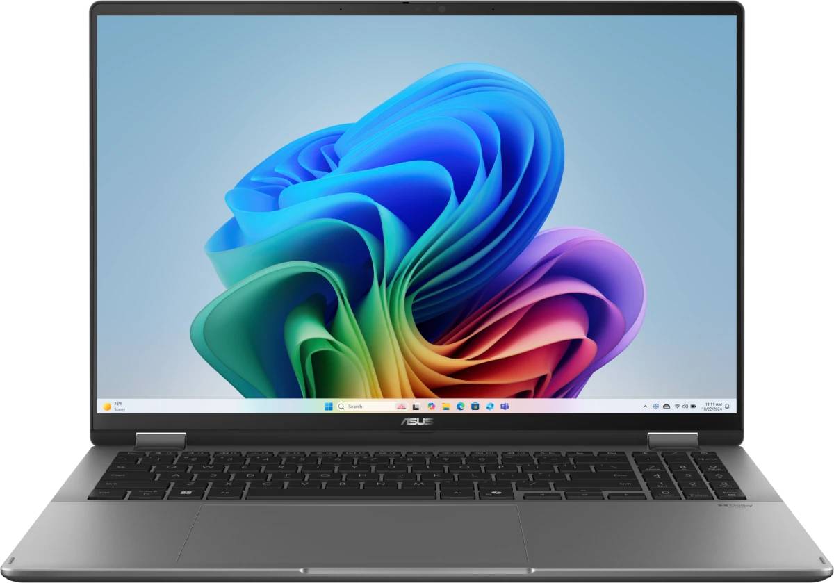 Ноутбук ASUS Vivobook 16 Flip TP3607AA-SI063W, 16" OLED, Core Ultra 7 355/ 32Gb/ 1TBSSD/ W11/ Gray (90NB17B1-M004E0)