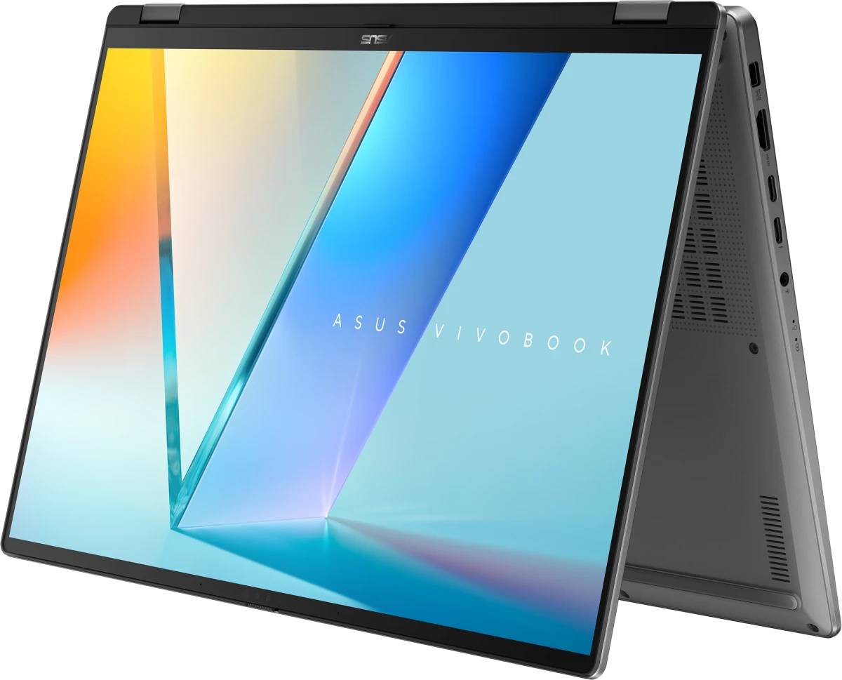 Ноутбук ASUS Vivobook 16 Flip TP3607AA-SI063W, 16" OLED, Core Ultra 7 355/ 32Gb/ 1TBSSD/ W11/ Gray (90NB17B1-M004E0)