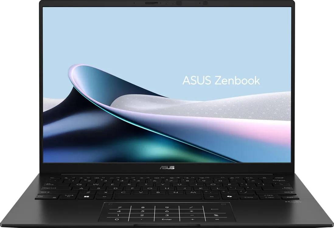 Ноутбук Asus Zenbook 14 UM3406GA-QD132, 14" OLED, Ryzen AI 5 430/ 16Gb/ 512SSD/ Black (90NB17R1-M006K0)