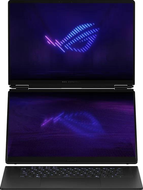 Ноутбук Asus ROG Zephyrus Duo 16 GX651AX-SR144W, 16" OLED, Core Ultra 9 386H/ 32Gb/ 1TbSSD/ RTX 5090 24Gb/ W11/ grey (90NR0NT2-M006D0)