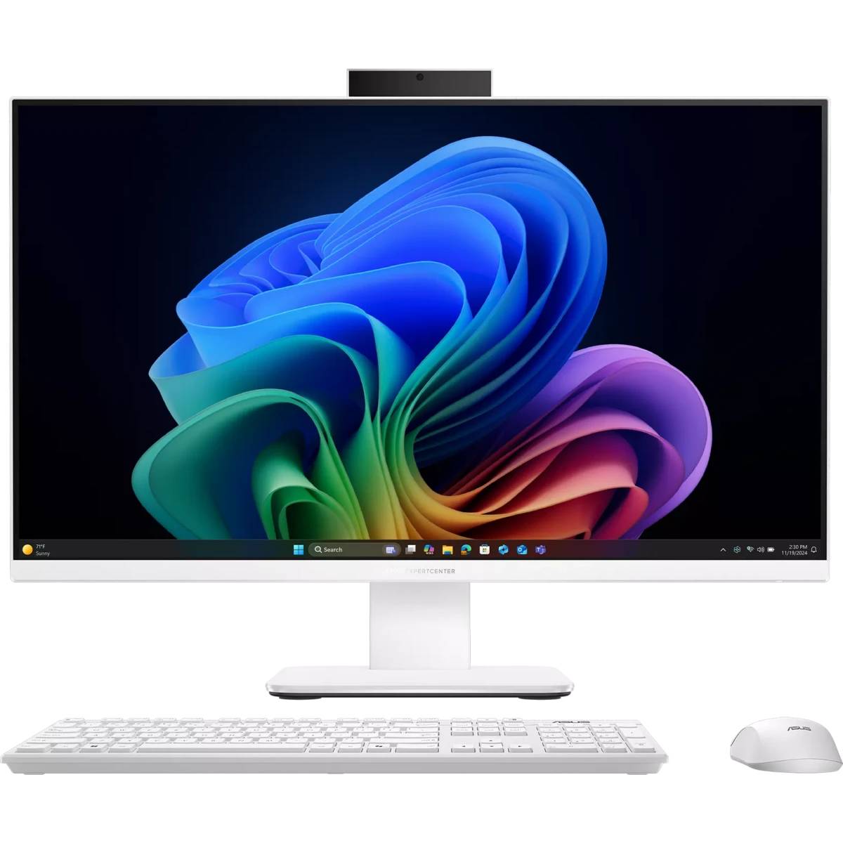 Моноблок ASUS PM670KA ExpertCenter P600 AiO White (90PT0451-M00ZV0), 27" IPS, Ryzen AI 5 330/ 16Gb/ 512SSD/ White