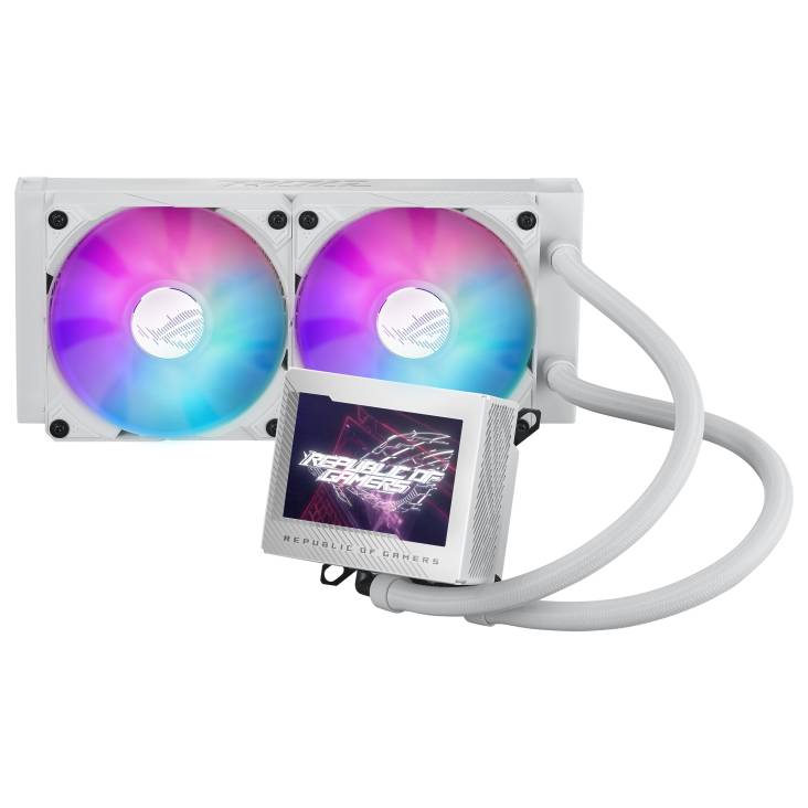 Жидкостное охлаждение ASUS ROG Ryujin III 240 WHT/AIO White (90RC00K2-M0UAY0) (LGA1700 Ready)