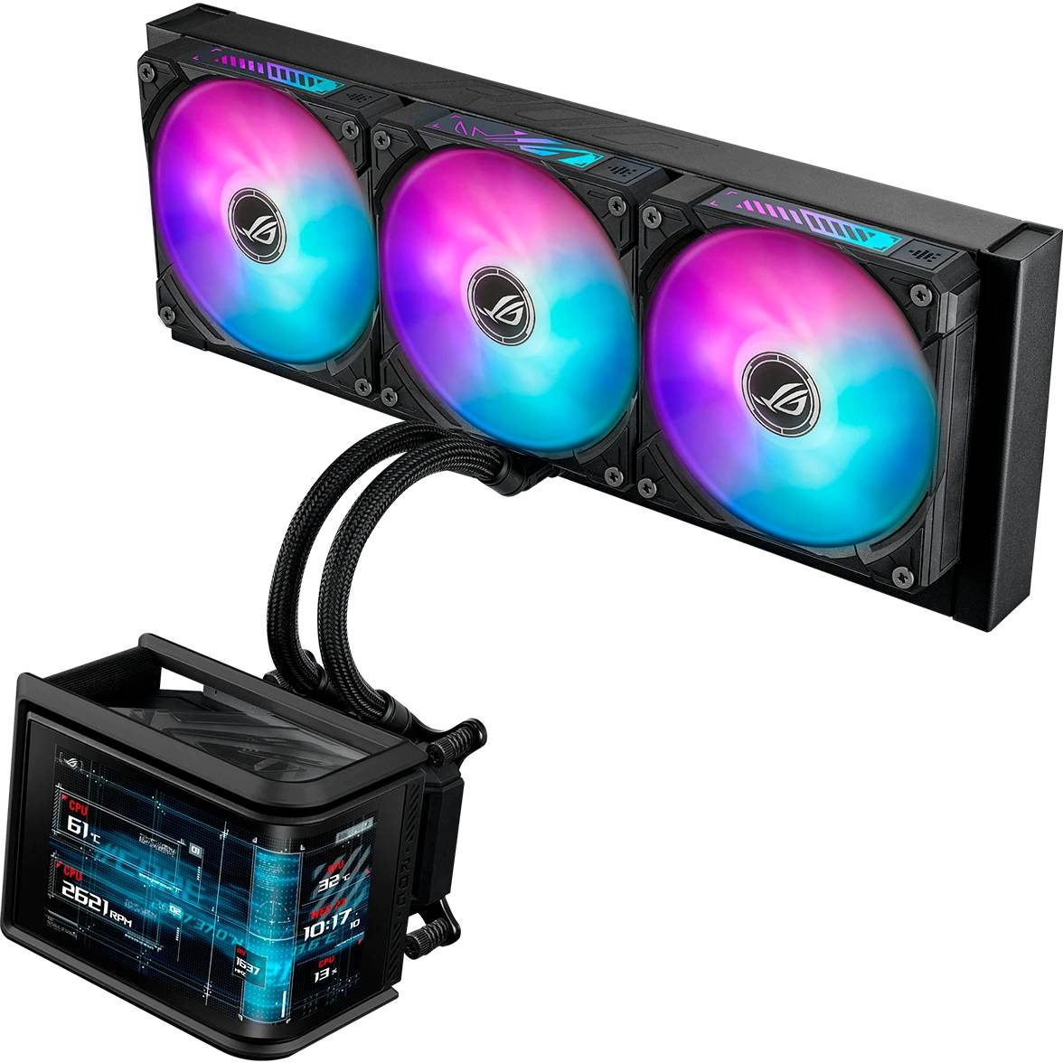 Жидкостное охлаждение ASUS ROG RYUO IV SLC 360 ARGB (90RC0151-B0EAY0) (LGA1700 Ready)