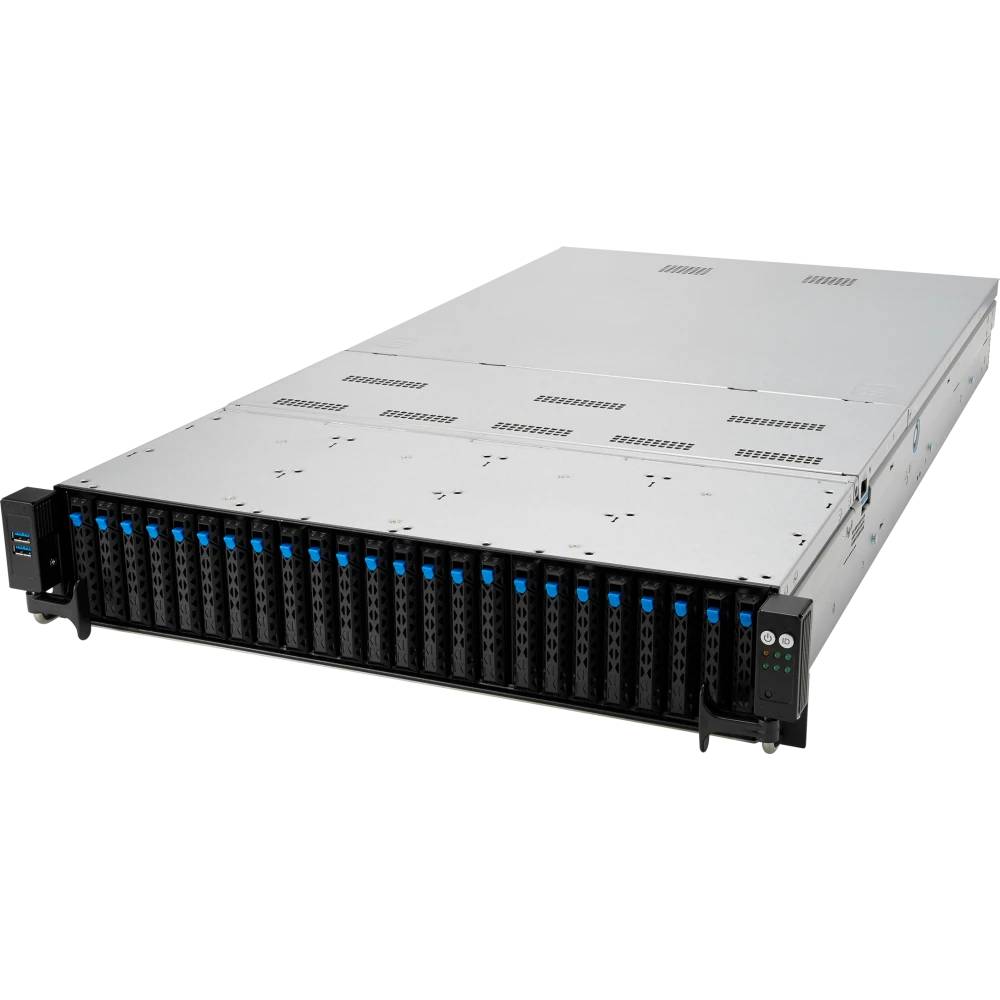 Серверная платформа ASUS RS720-E10-RS24U (90SF00Z3-M02BY0) 2U, 2xLGA4189, 32xDDR4, 24x2,5", 1x10GbLan, 2x1600W