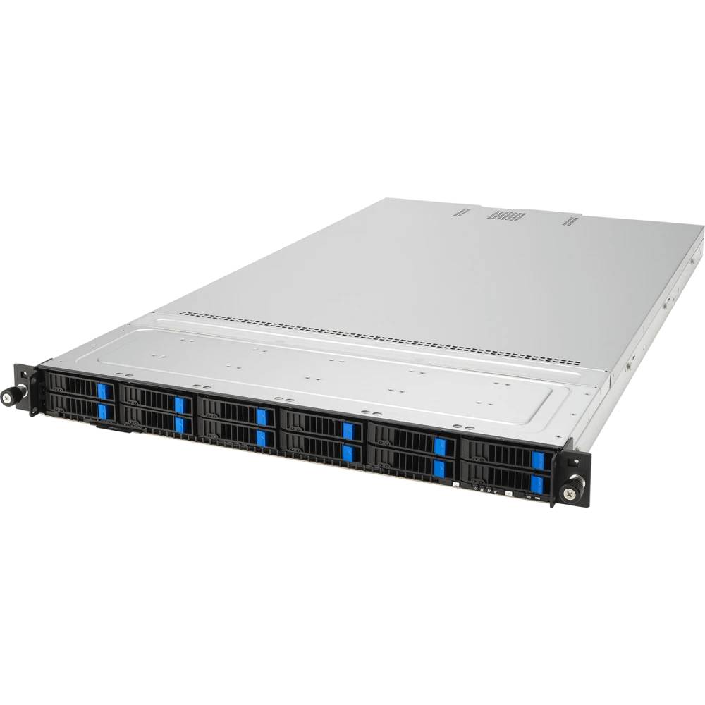 Серверная платформа ASUS  RS700-E11-RS12U (90SF01U1-M004E0) 2xLGA4677, 32xDDR V ECC, 12x2.5", 2x10GbLan, 2x1200Вт, 1U