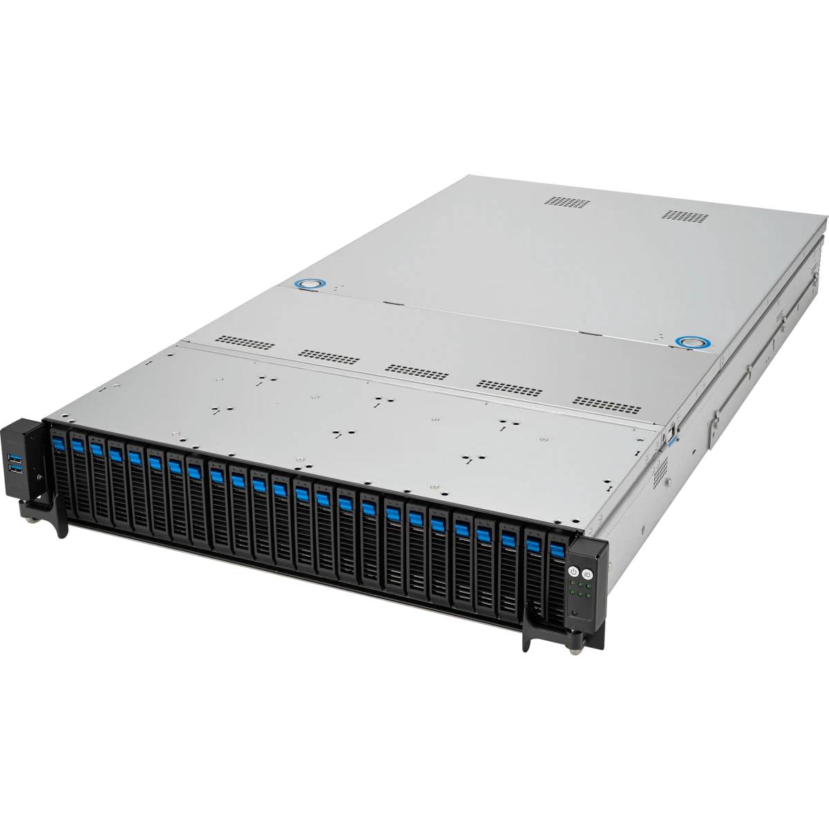 Серверная платформа ASUS RS521A-E12-RS24U (90SF03X1-M000E0) SP5, 24xDDR V, 26x2.5", 2xLAN 1Gbps, 2x2000Вт, 2U