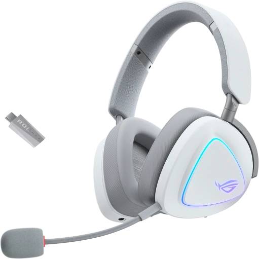 Гарнитура Asus ROG DELTA II WHITE (90YH03W0-BHUA10)