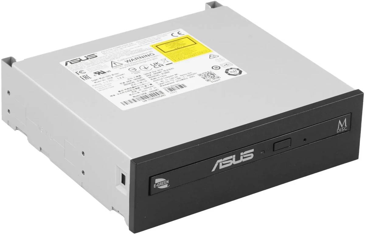 DVDRW ASUS DRW-08D6MT/BLK/B/AS, SATA, черный OEM