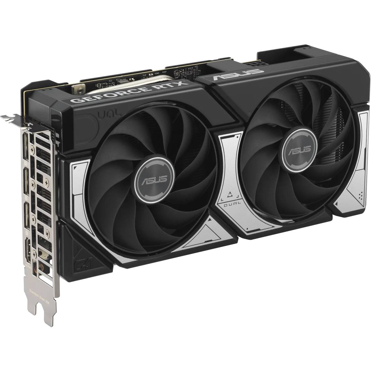 Видеокарта GeForce RTX 5060 Ti, 8Gb GDDR7 128bit, Asus Dual RTX 5060 Ti DUAL-RTX5060TI-8G, RTL