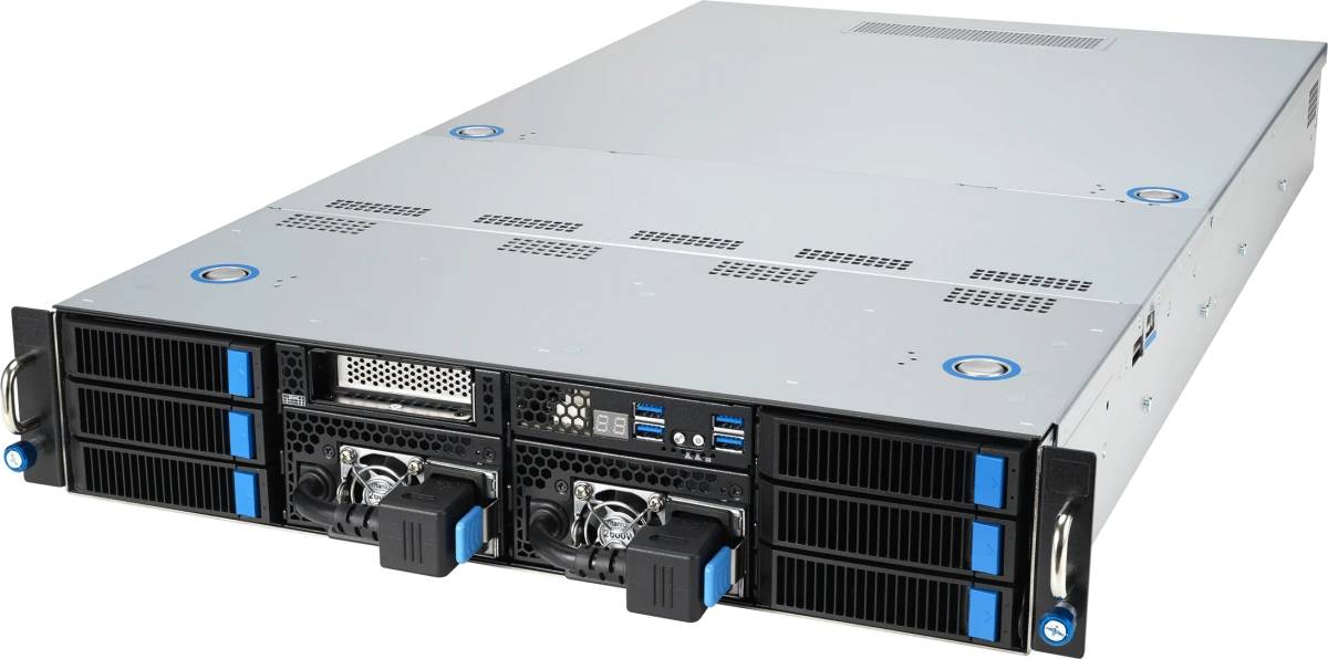 Серверная платформа ASUS ESC4000A-E12-SKU1 (90SF02M3-M01090) SP5, 12xDDR IV, 6x2.5"/6x3.5", 2x2600Вт, 2U