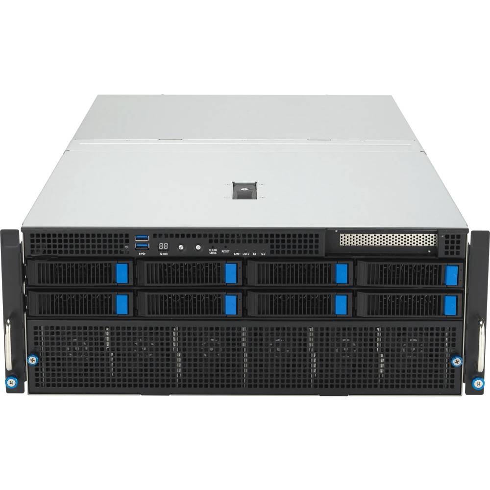 Серверная платформа ASUS  ESC8000-E11P (90SF02I4-M003C0) 2xLGA4677, 32xDDR V ECC, 8x2.5"/3.5", 2x10GbLan, 4x3000Вт, 4U