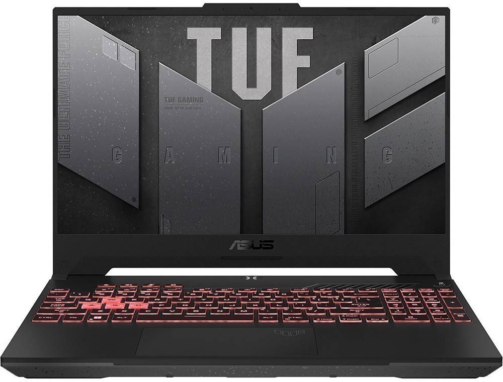 Ноутбук Asus TUF Gaming A15 FA507NV-LP109, 15.6" IPS, Ryzen 5 7535HS/ 16Gb/ 1TbSSD/ RTX 4060 8Gb/ Grey (90NR0E85-M00CE0)